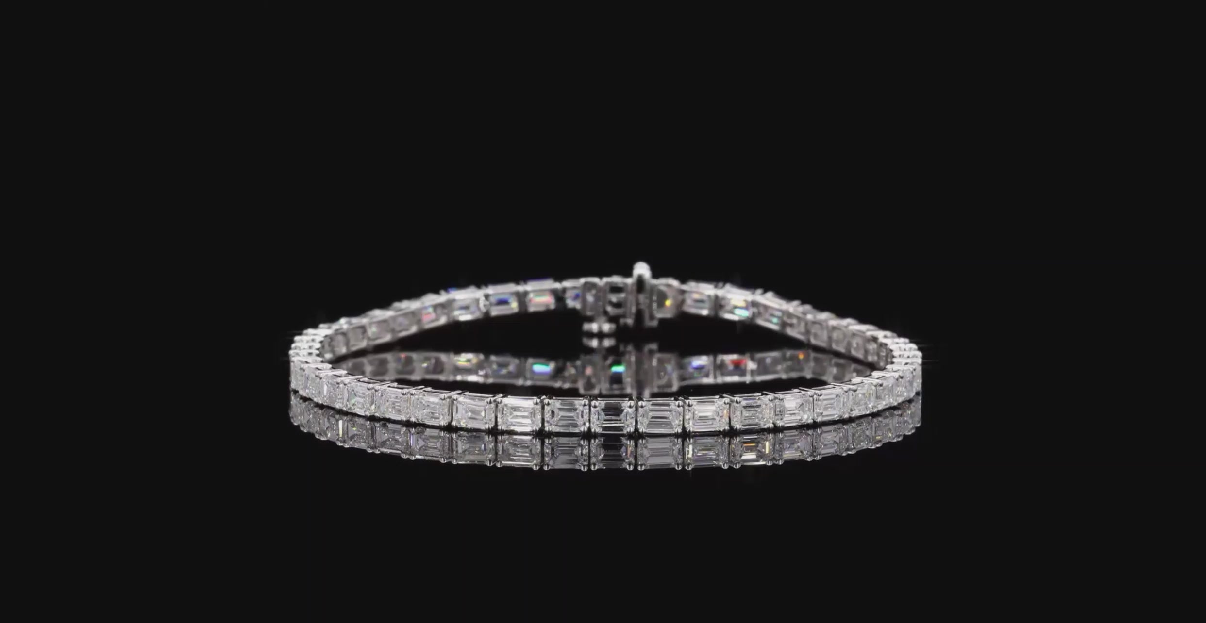 Imperial East-West Emerald Tennis Bracelet