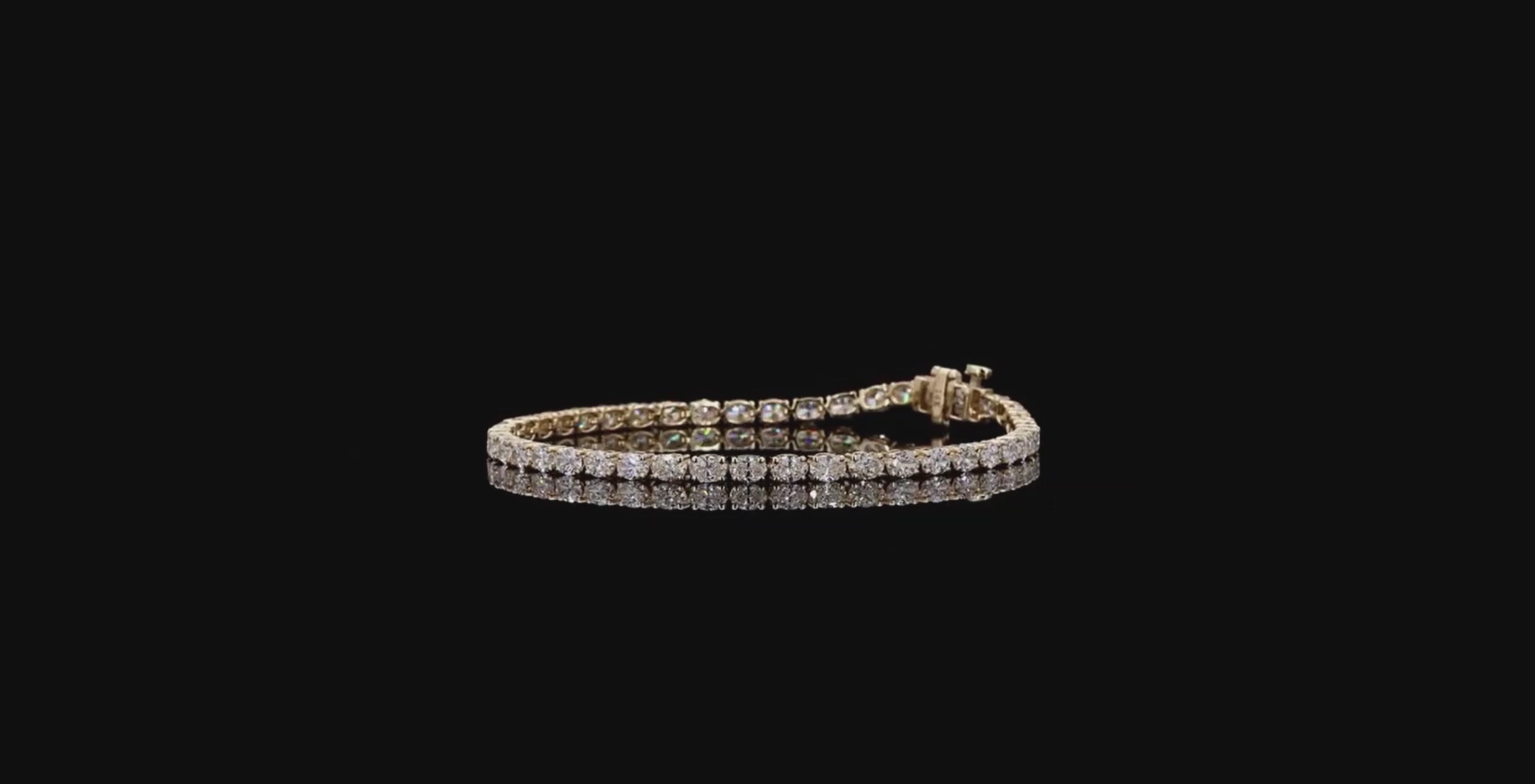 Aurelia East-West Oval Tennis Bracelet