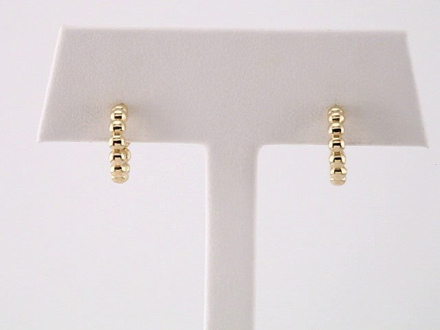 Beaded Hoop Earrings (12 Mm)