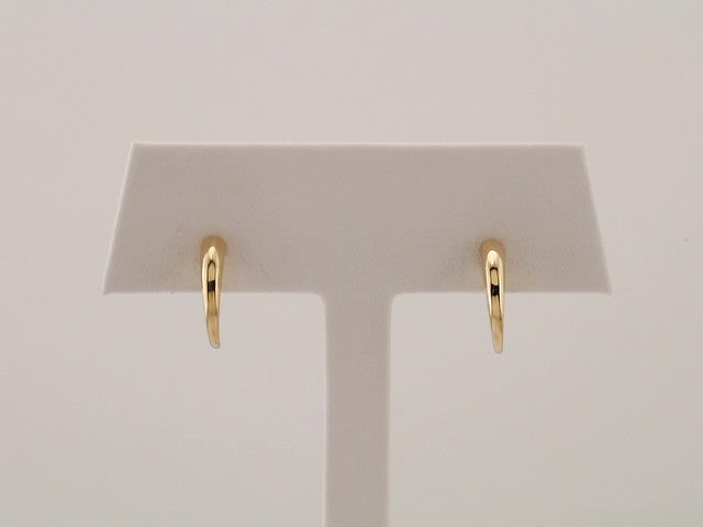 J-Hoop Earrings (13 X 2.9 Mm)