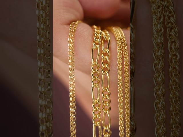 1 mm Wheat Chain Bracelet (1.8 Mm / 7 In) - gallery - Series CH971